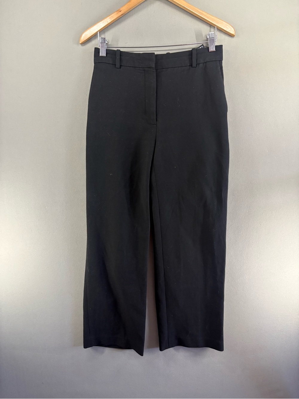 Aritzia Babaton Women Agency Cropped Pant Black Size 4 Workwear Classic Fit